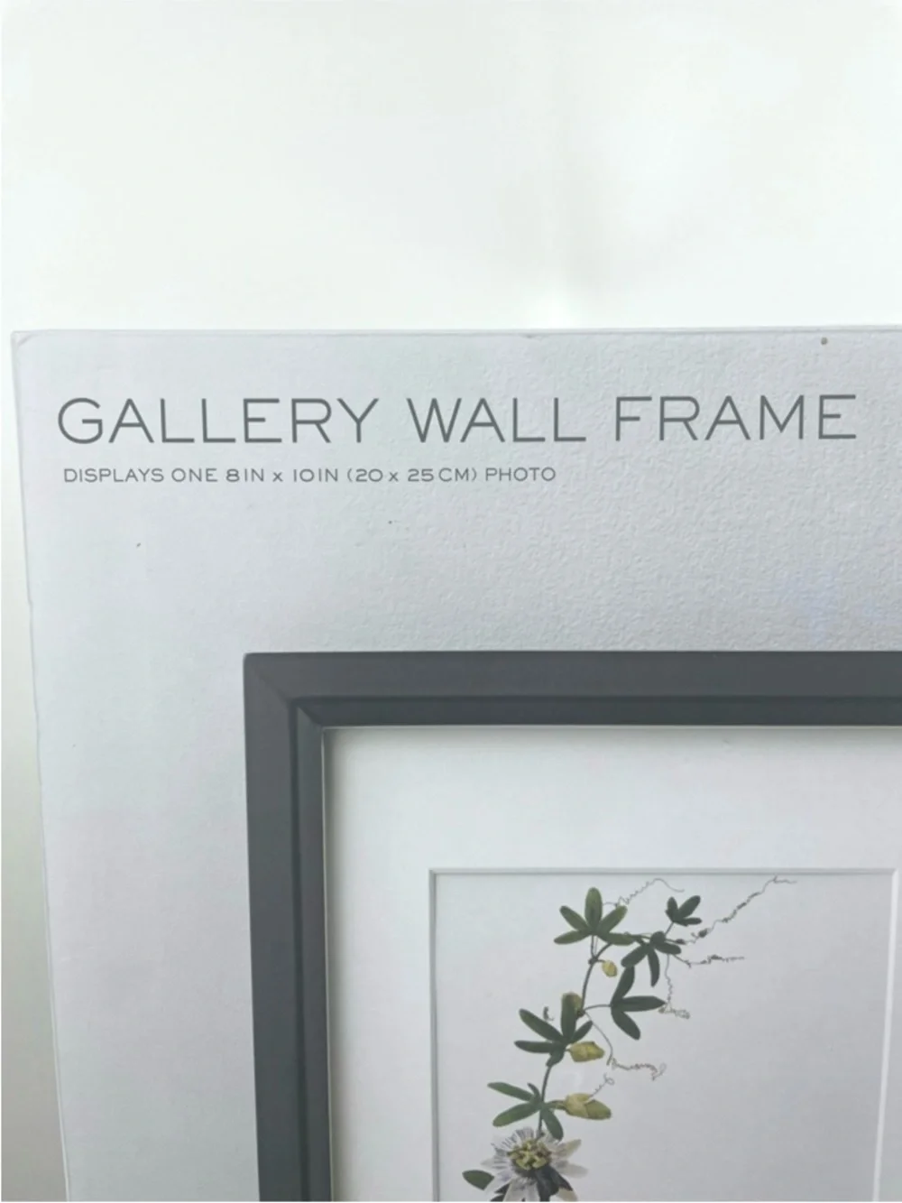 NWT Martha Stewart Gallery Wall Frame Black 8x10 Matted Frame